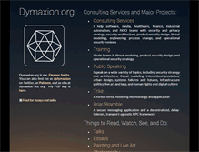 Tablet Screenshot of dymaxion.org